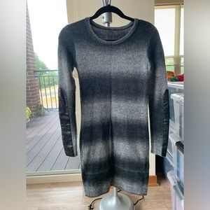 Banana republic sweater dress with leather - size S